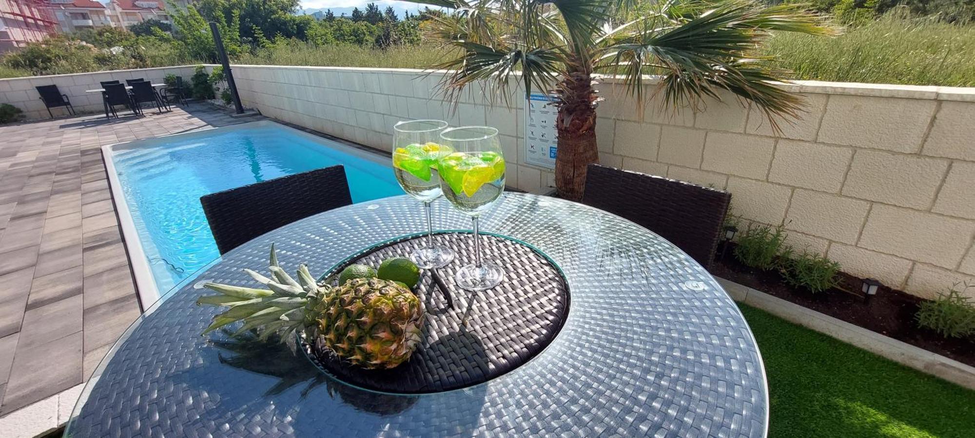 Apartmani Anastasia With Pool, 노바야 외부 사진